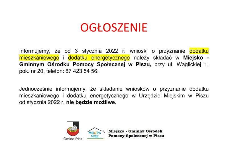 Błędy przy wniosku o dodatek mieszkaniowy