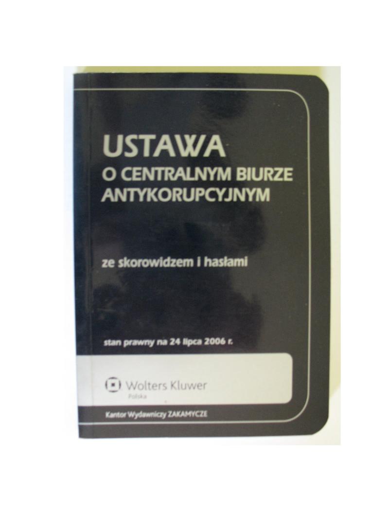 Nowa ustawa o CBA