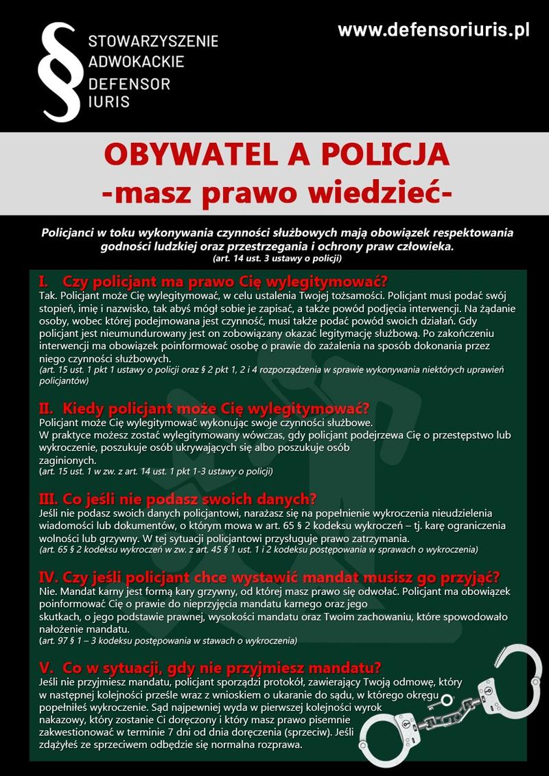 Prawa podczas zatrzymania