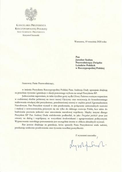 Skuteczny list do prezydenta