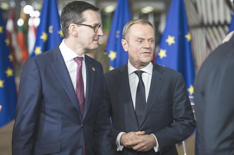 Debata Tusk Morawiecki