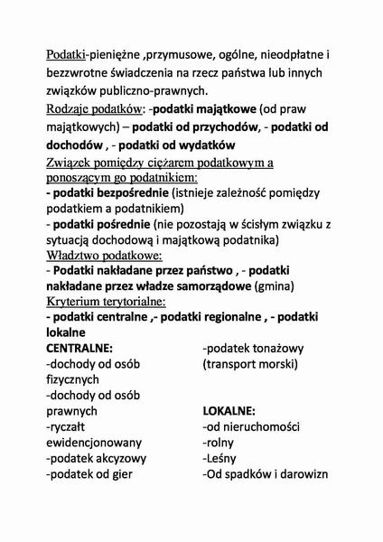 Nowe przepisy podatkowe