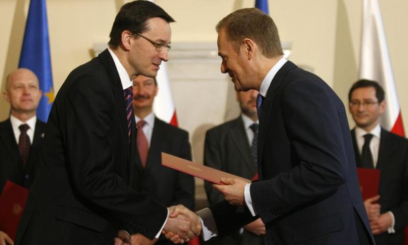 Relacje Morawieckiego z Tuskiem