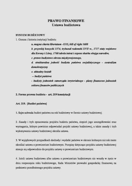 Ustawa budżetowa 2026