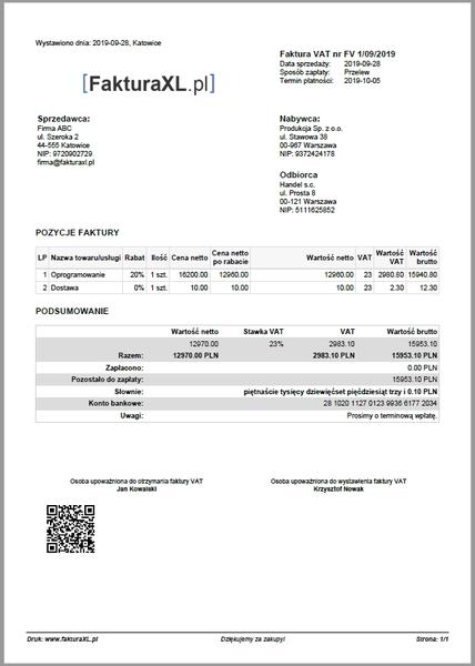 Wystawianie faktur VAT
