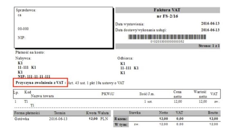 Zwolnienia z VAT w art. 43 ust. 1 – zasady, warunki i wyjątki