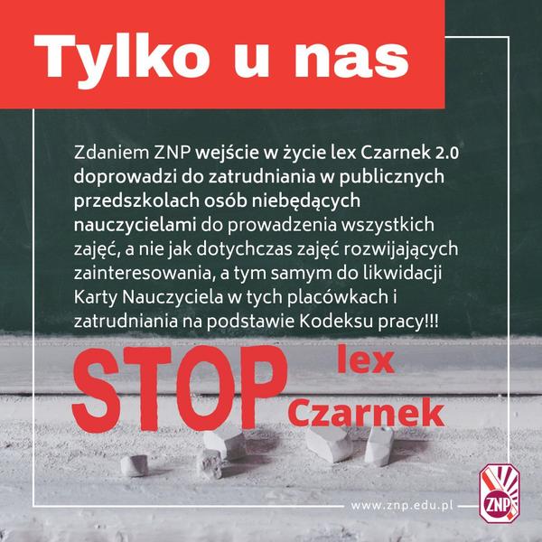 Ustawa lex Czarnek
